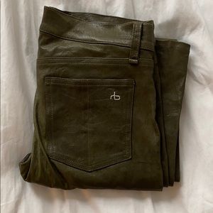 Rag and Bone Leather Jean 26